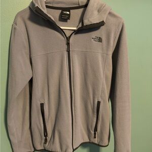 North face long sleeve jacket zip up
